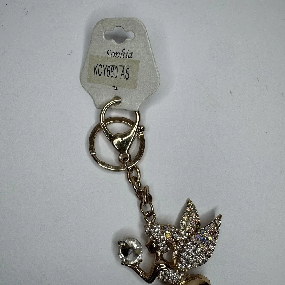 Rhinestone Fairy Keychain Or Purse‎ FOB